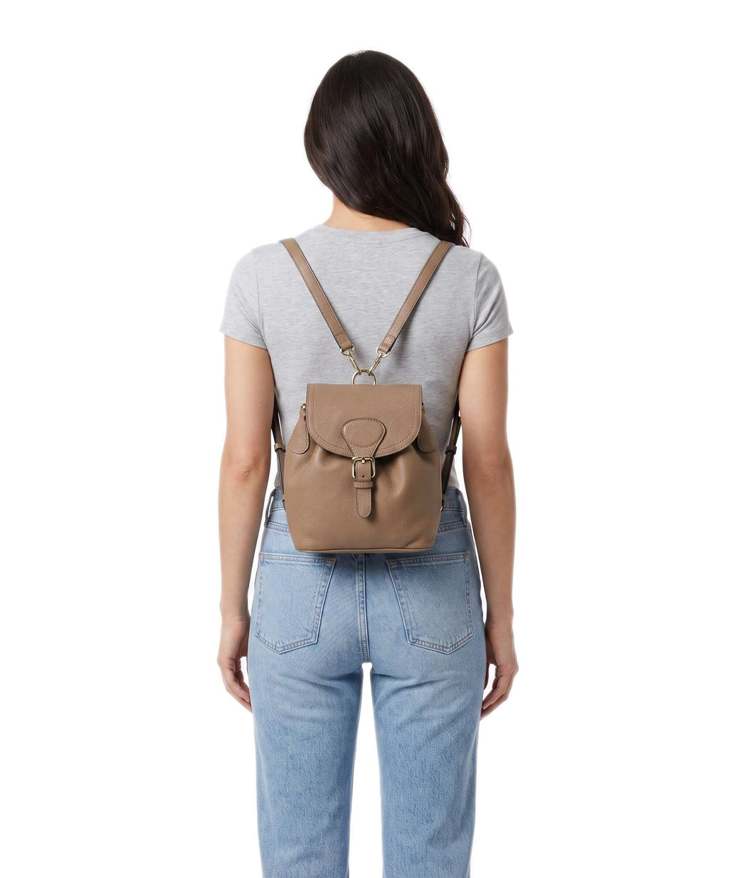 Abro Agave Daily Small Backpack bag cappuccino