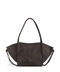 Abro Suede Vibe Small Shoulder bag dark brown