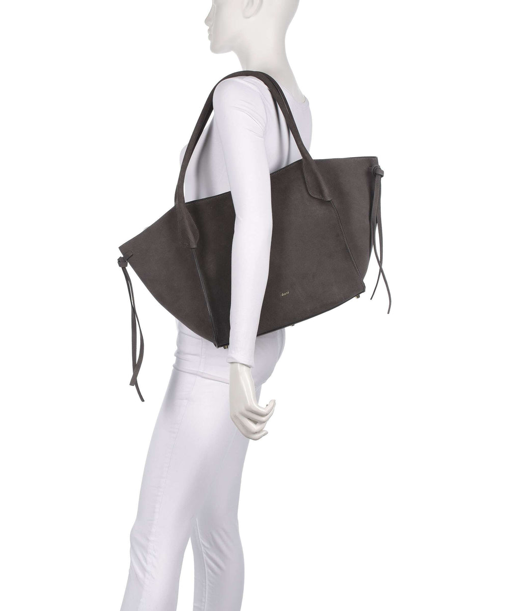 Abro Suede Vibe Big Tote bag grey