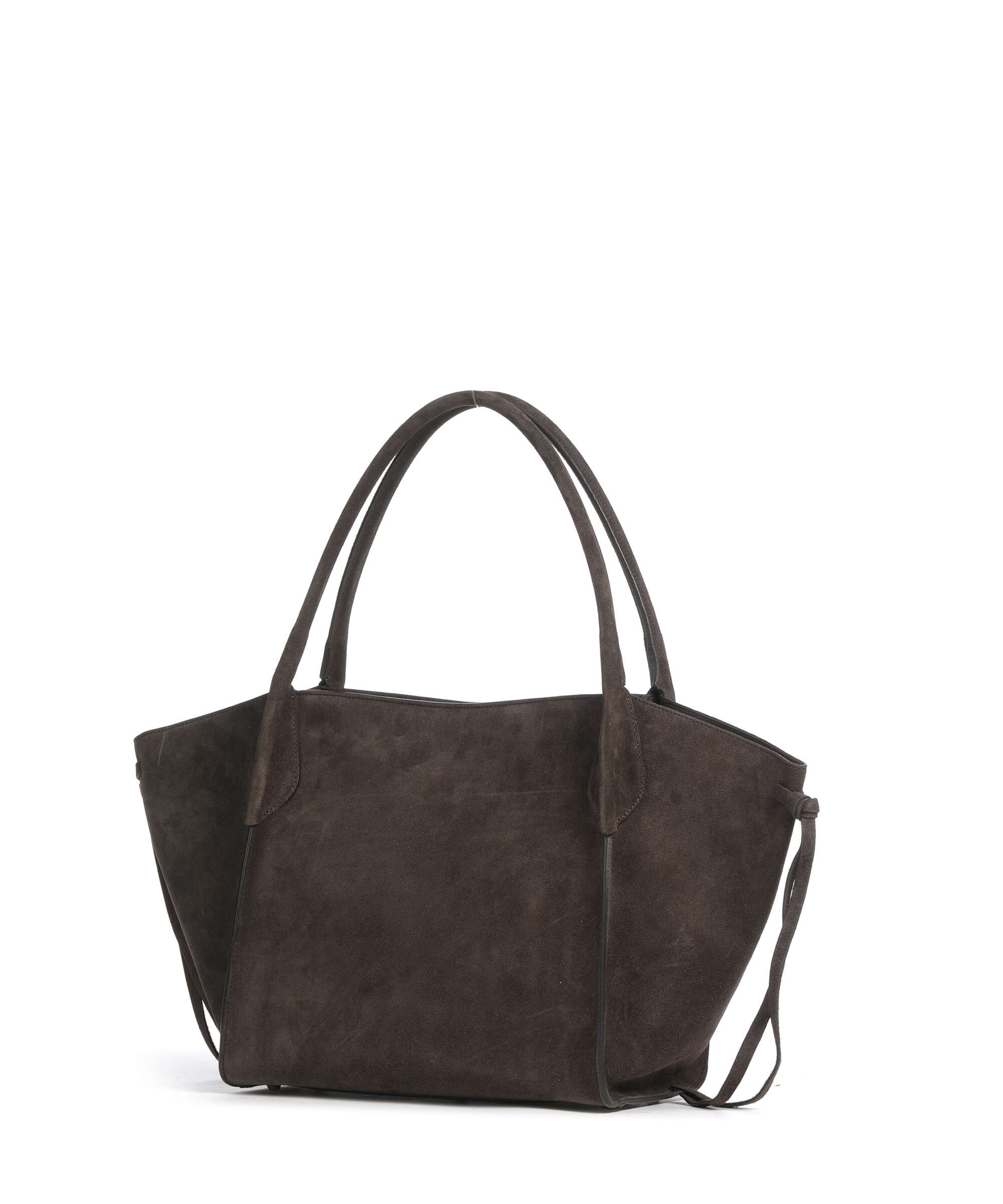 Abro Suede Vibe Big Tote bag dark brown