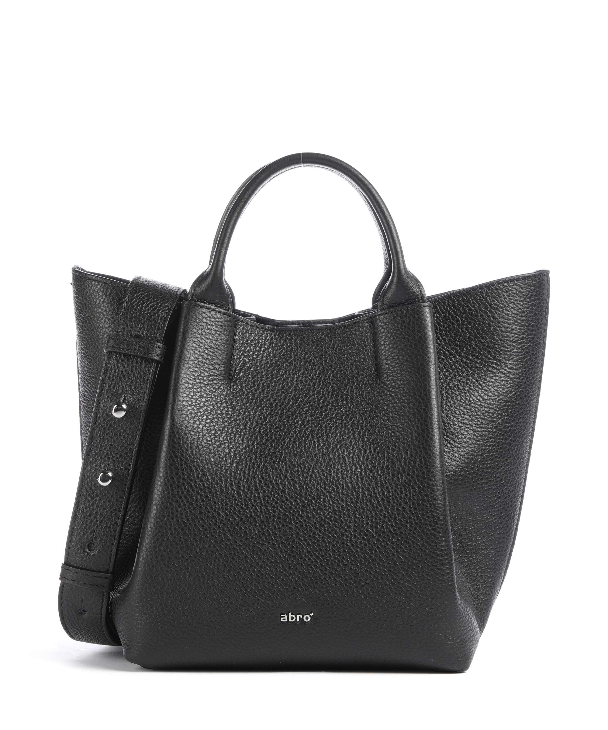 Abro Agave Essential Small Handbag black/nickel