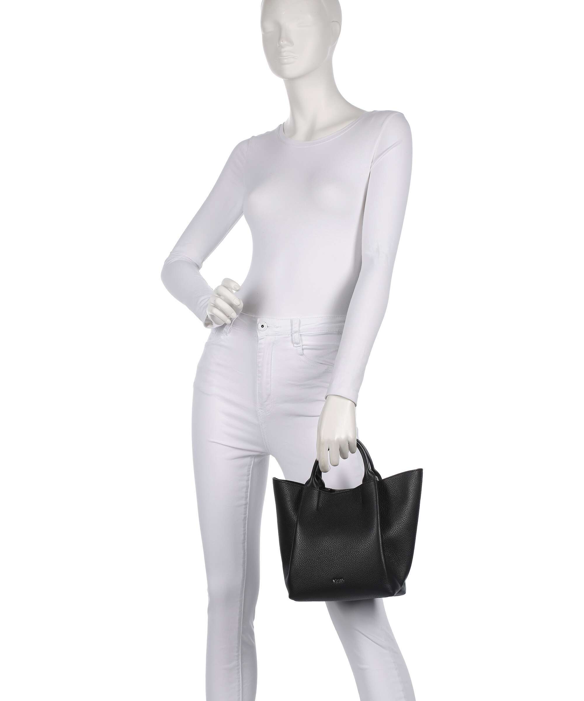 Abro Agave Essential Small Handbag black/nickel