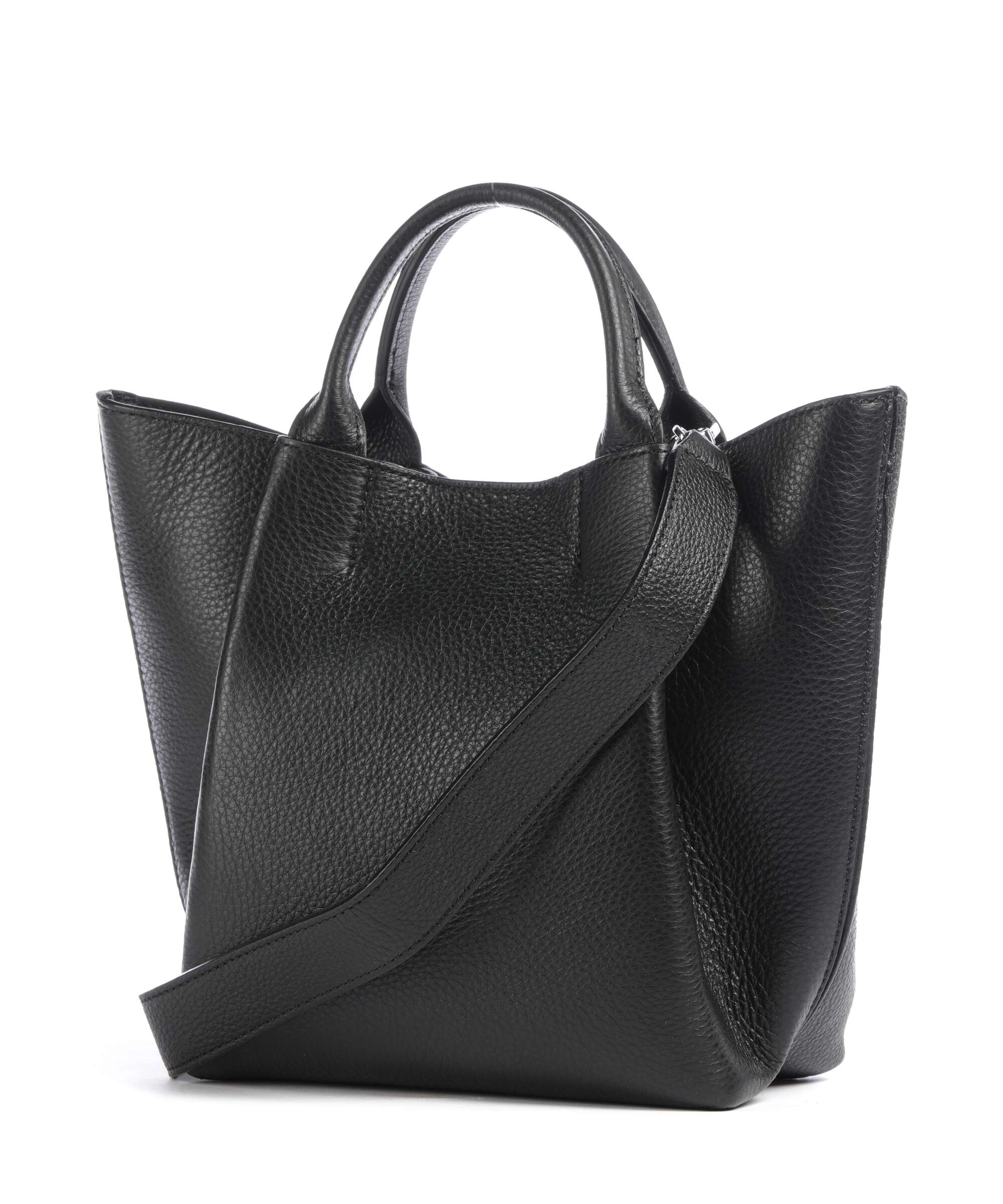 Abro Agave Essential Small Handbag black/nickel