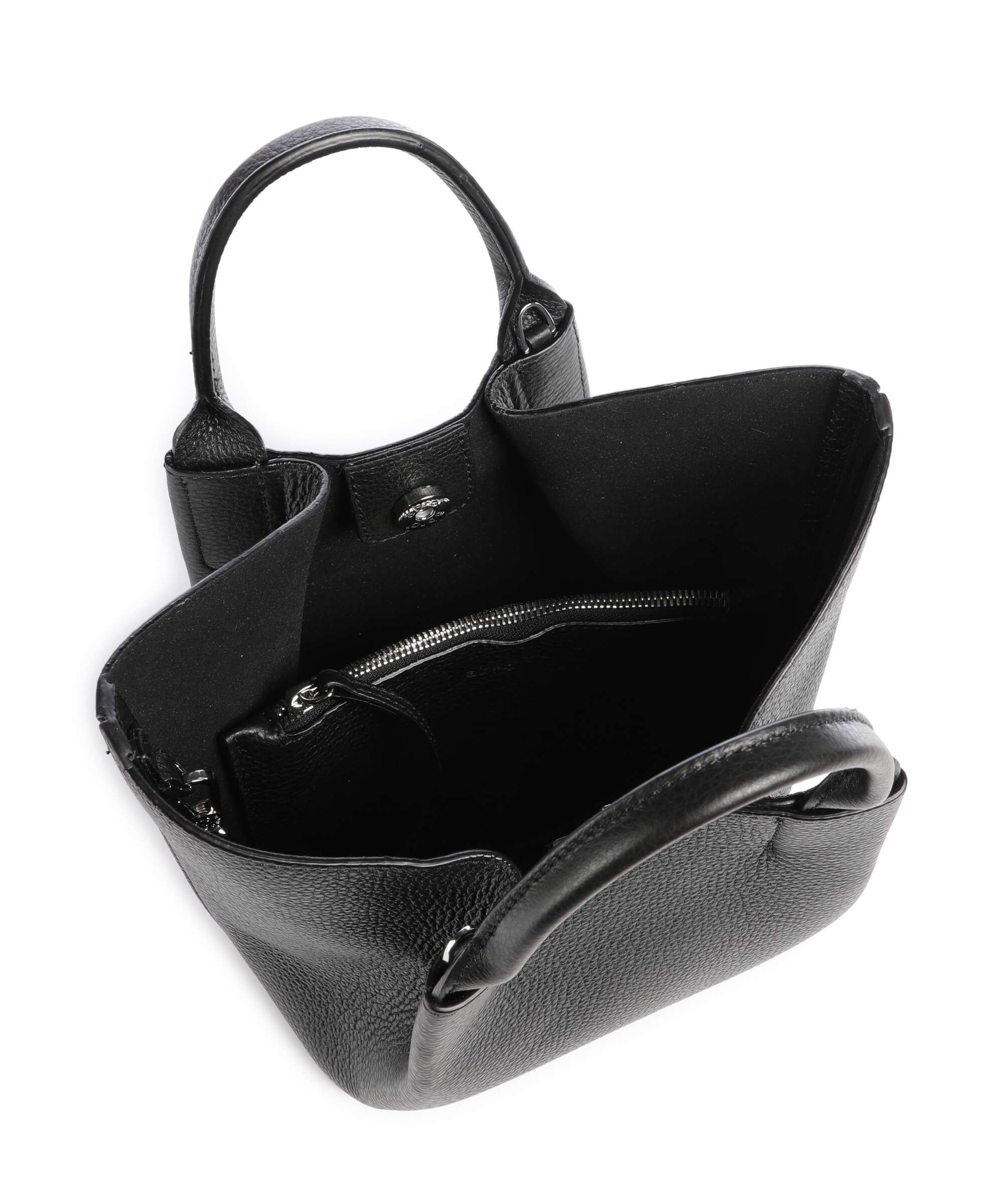 Abro Agave Essential Small Handbag black/nickel