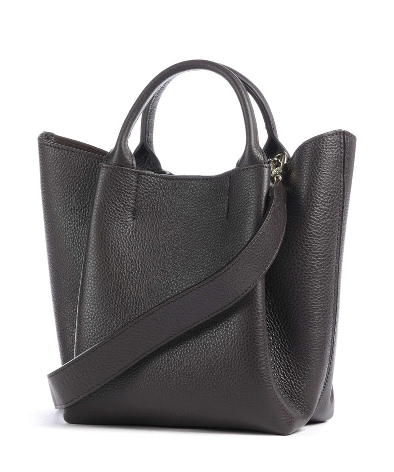 Abro Agave Essential Small Handbag dark brown