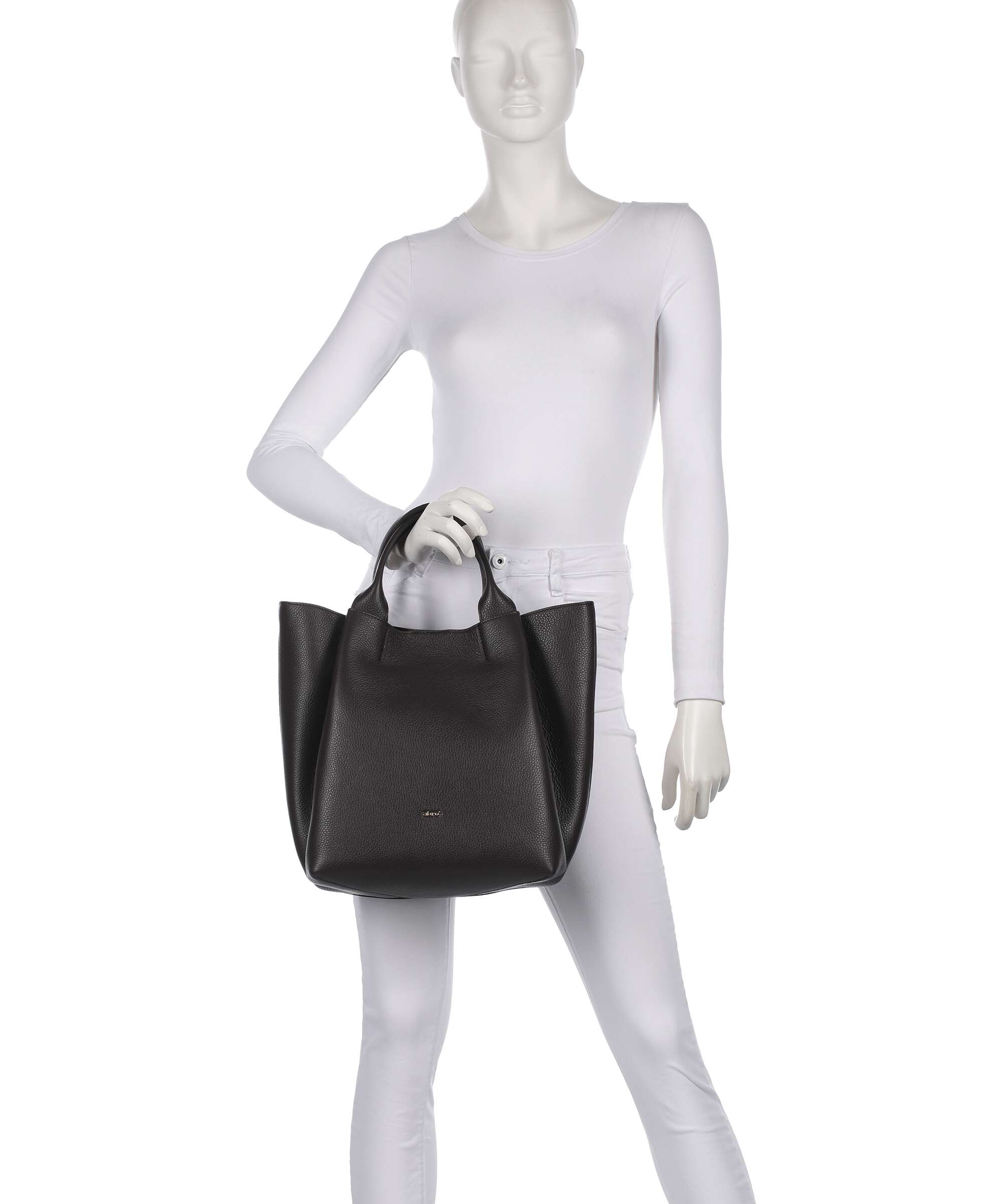 Abro Agave Essential Medium Handbag dark brown