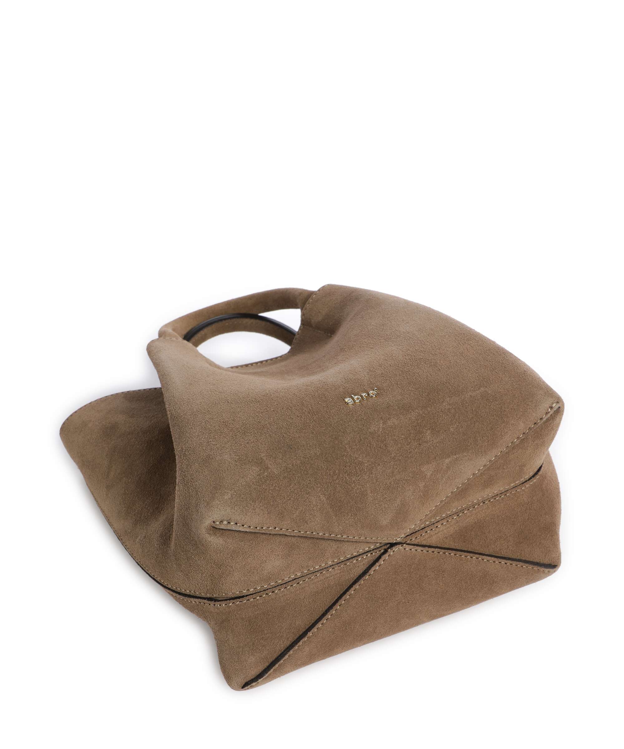 Abro Suede Essential Small Handbag khaki