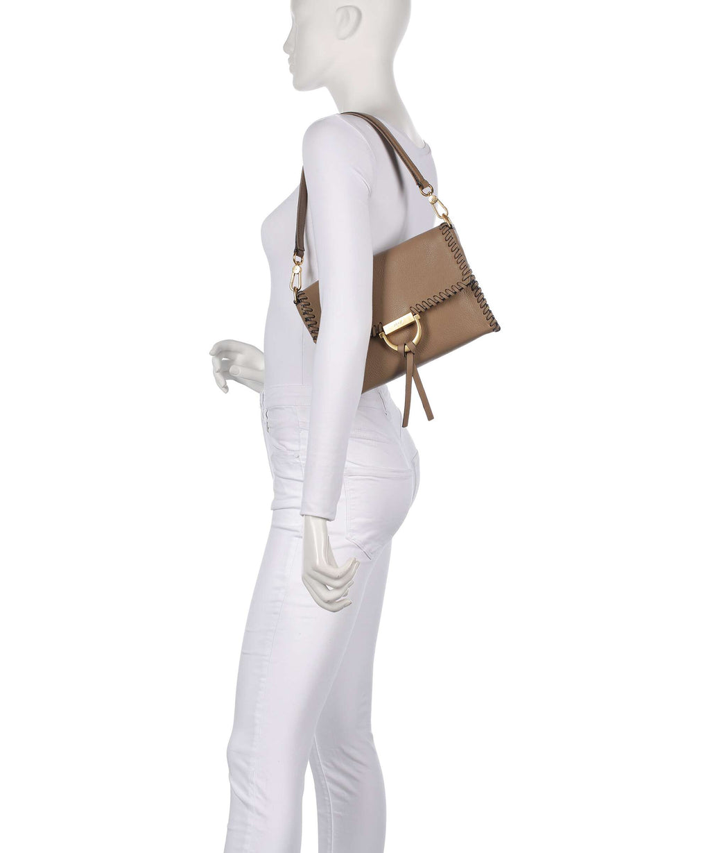 Abro Dalia Temi Stitch Shoulder bag cappuccino