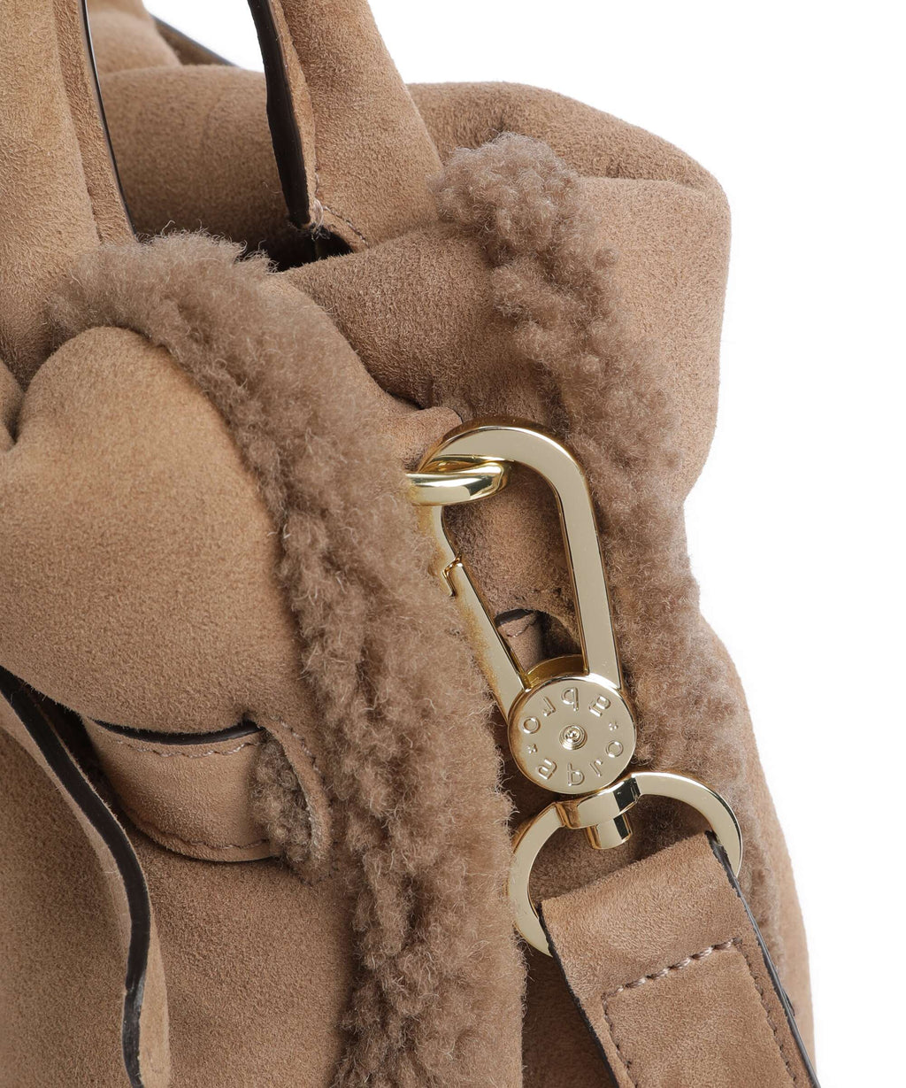 Abro Shearling Jill Handbag cappuccino