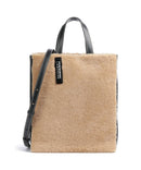 Liebeskind Paper Bag Shearling M Sac à main dark clay
