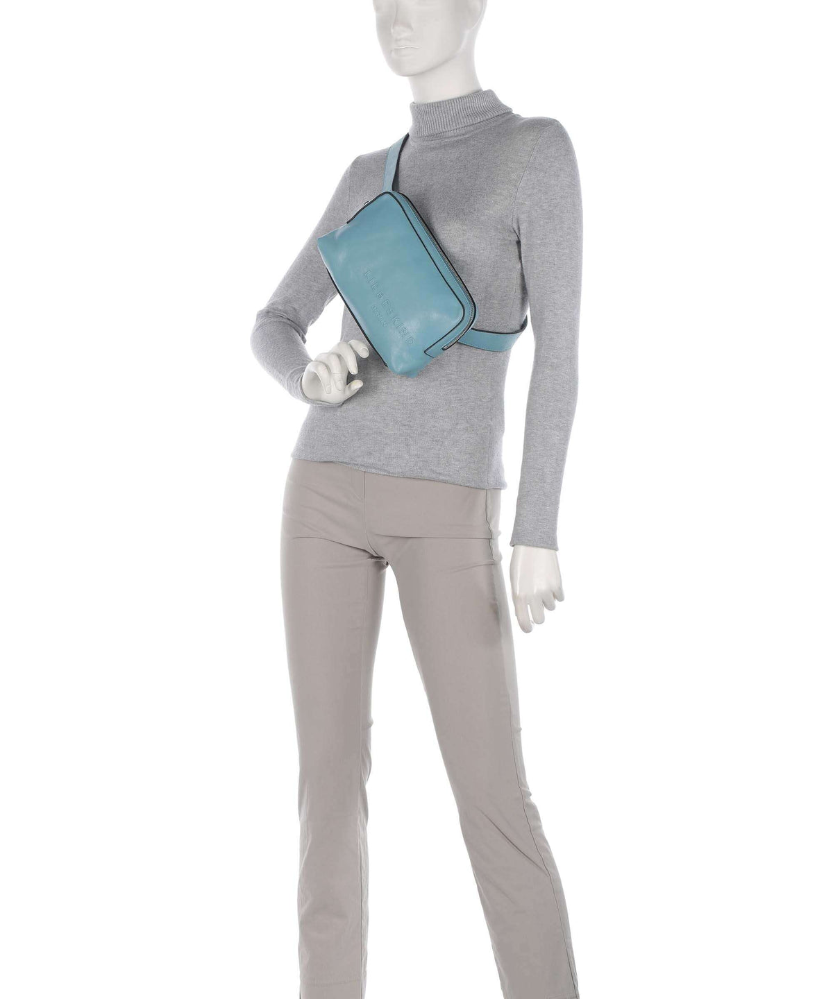 Liebeskind Elvira Lamb SF Verna Fanny pack petrol blue