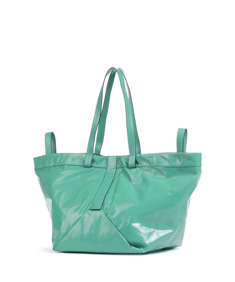 Liebeskind Elvira Paper Touch Crinkle L Tote bag jade