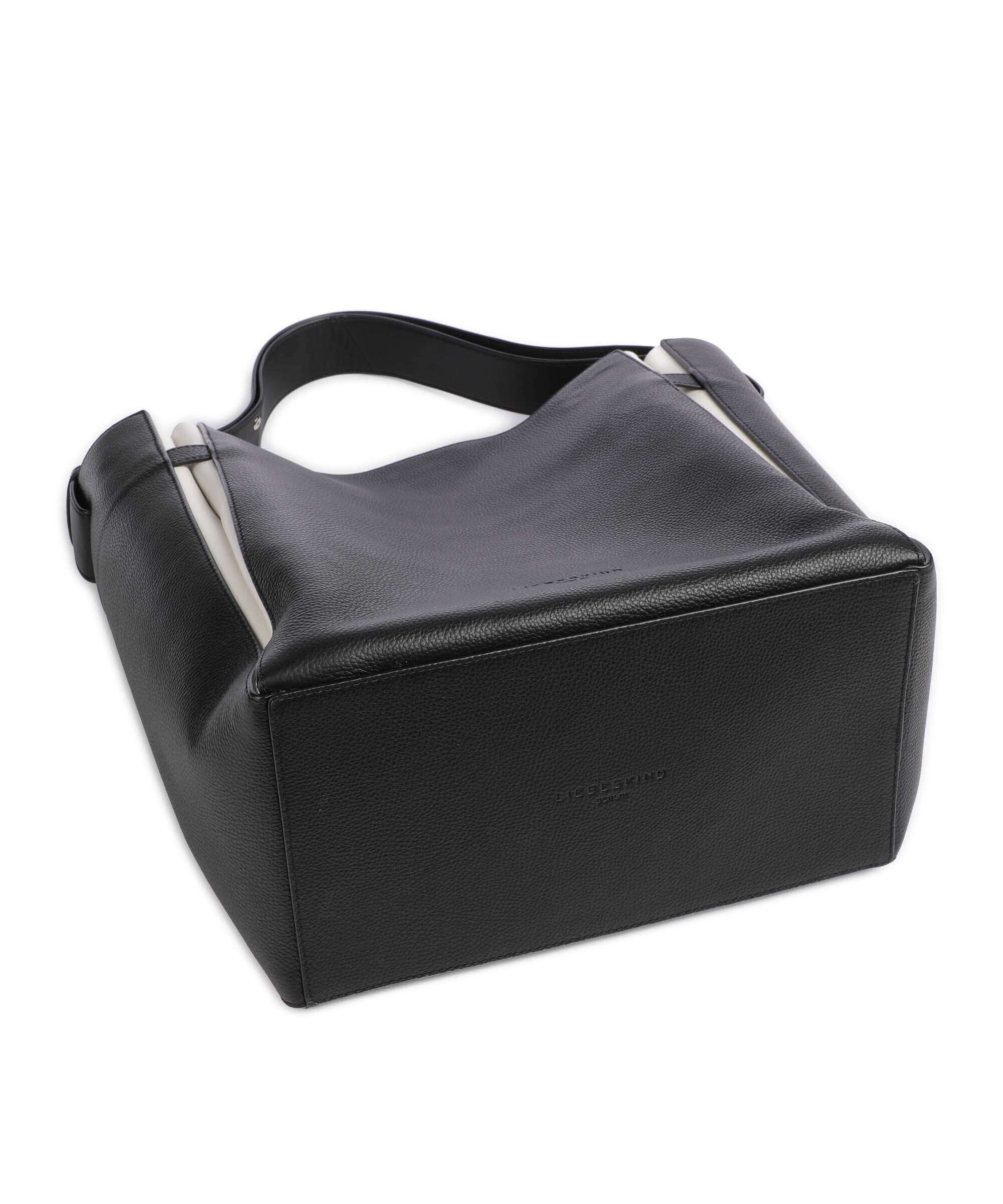 Liebeskind Hilla Small Pebble L Hobo bag black