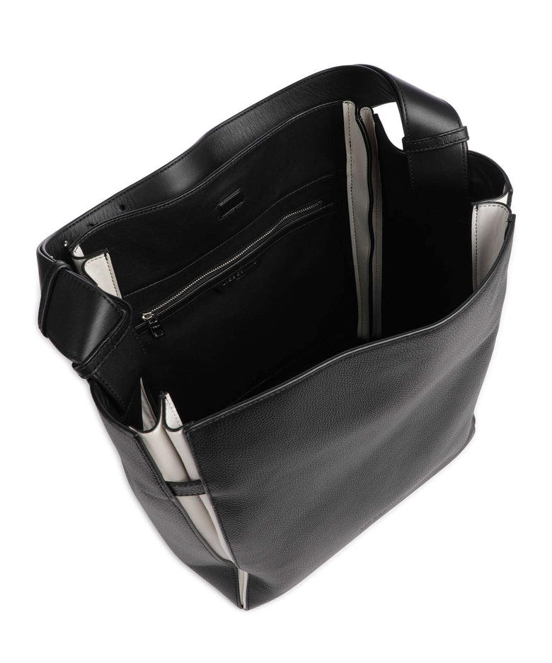 Liebeskind Hilla Small Pebble L Hobo bag black