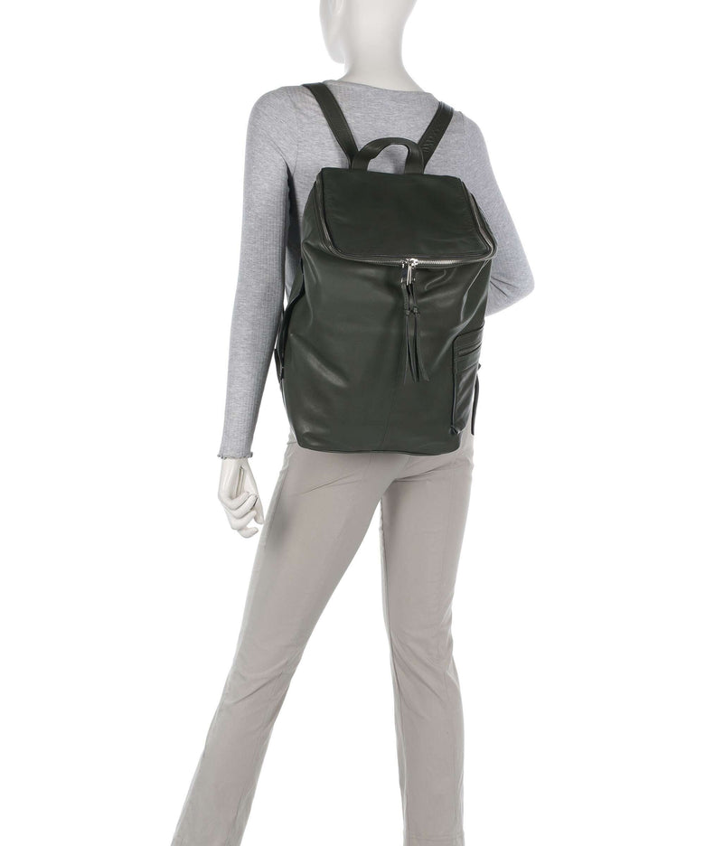 Liebeskind Hera Sheep Natural L Backpack cypress green