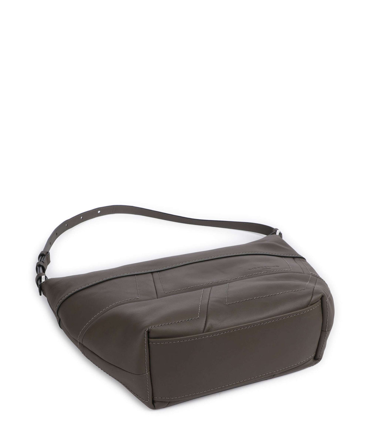 Liebeskind Edda Calf Optic M Hobo bag dark grigio