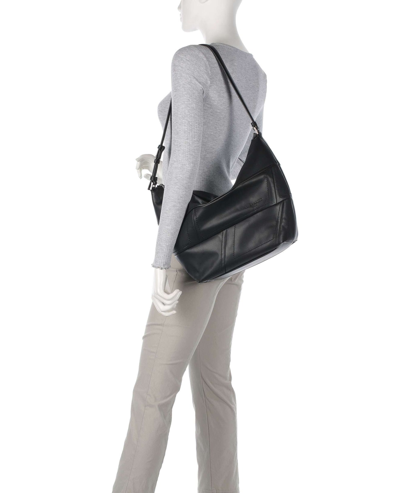 Liebeskind Edda Calf Optic M Hobo bag black