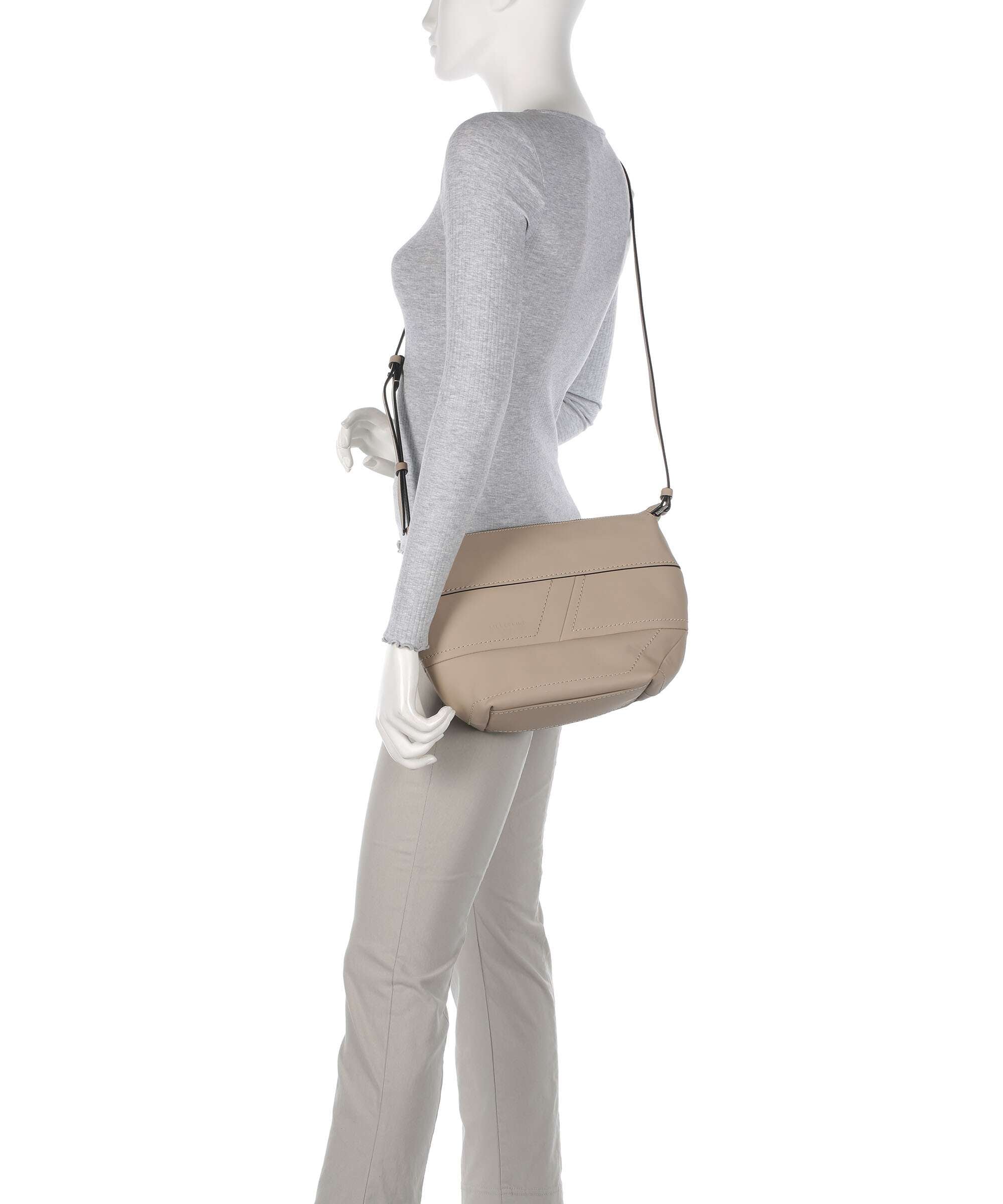 Liebeskind Edda Calf Optic S Crossbody bag stone