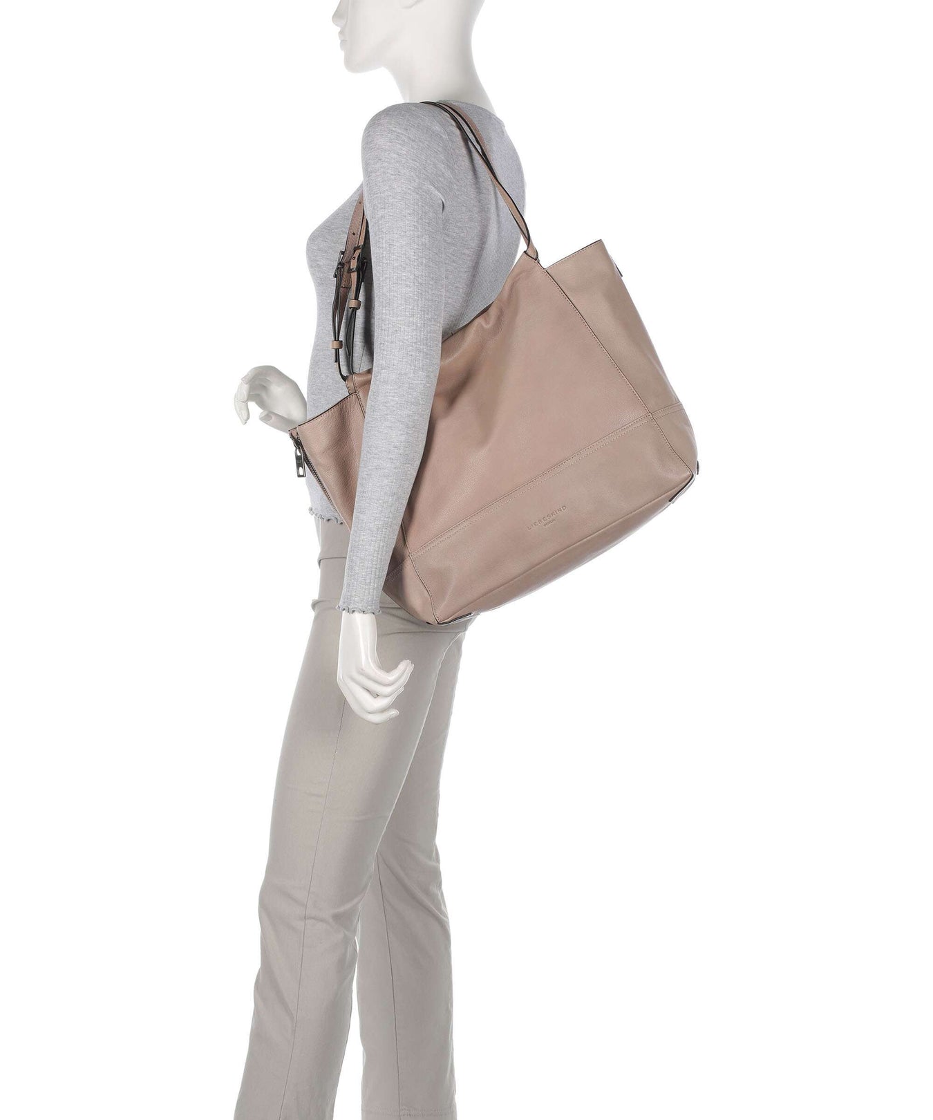 Liebeskind Lou 2 3D Leather L Tote bag stone