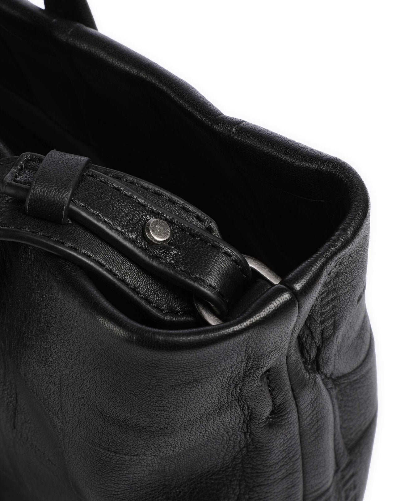 Liebeskind Hera Monogram Sheep Natural L Handbag black