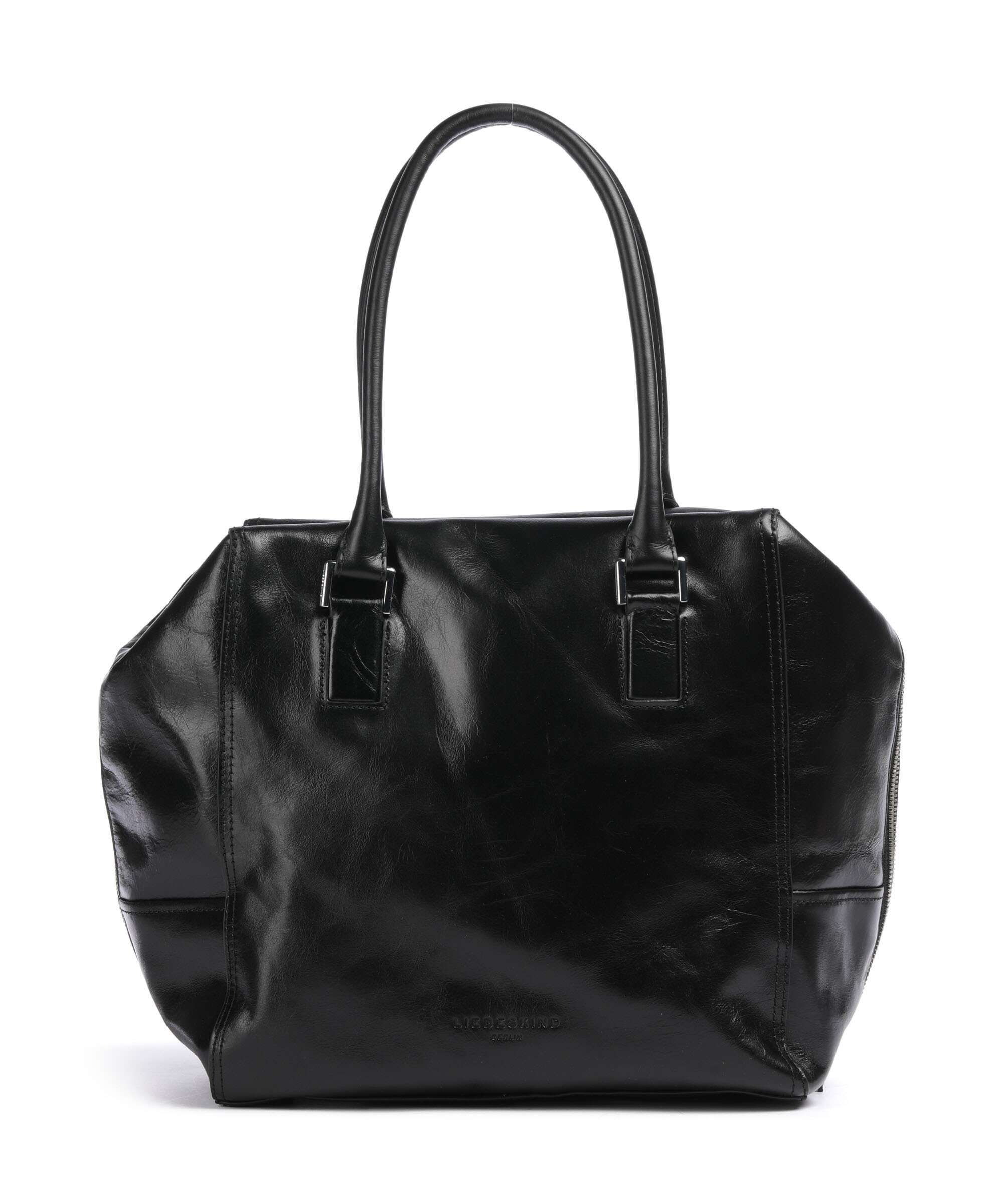 Liebeskind Kayla Lack Distressed M Tote bag black