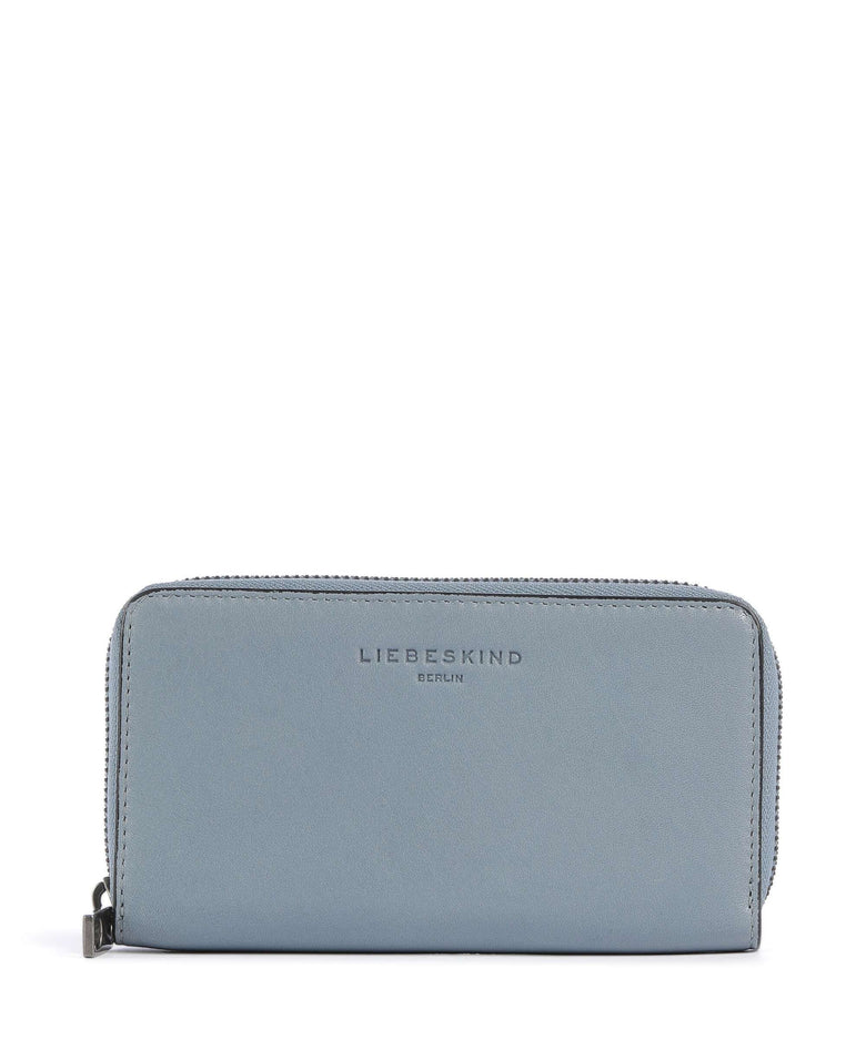 Liebeskind Lila Frieda Sheep Natural Wallet blue heaven