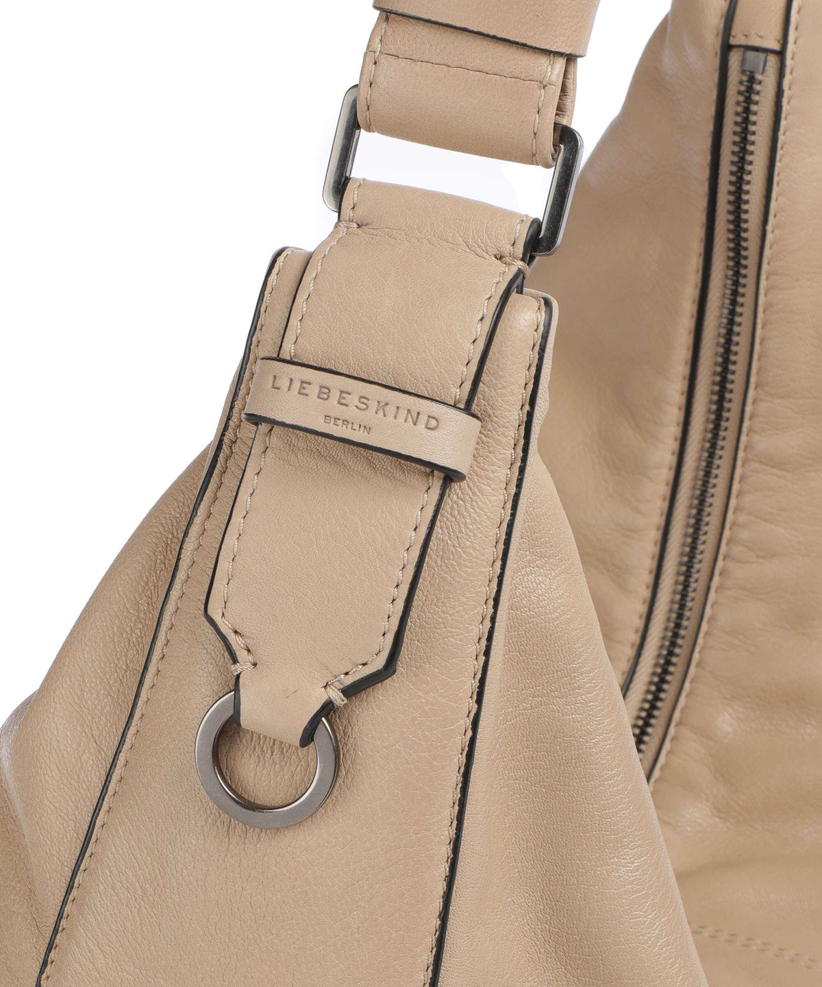 Liebeskind Moon Sheep Natural M Hobo bag sand castle