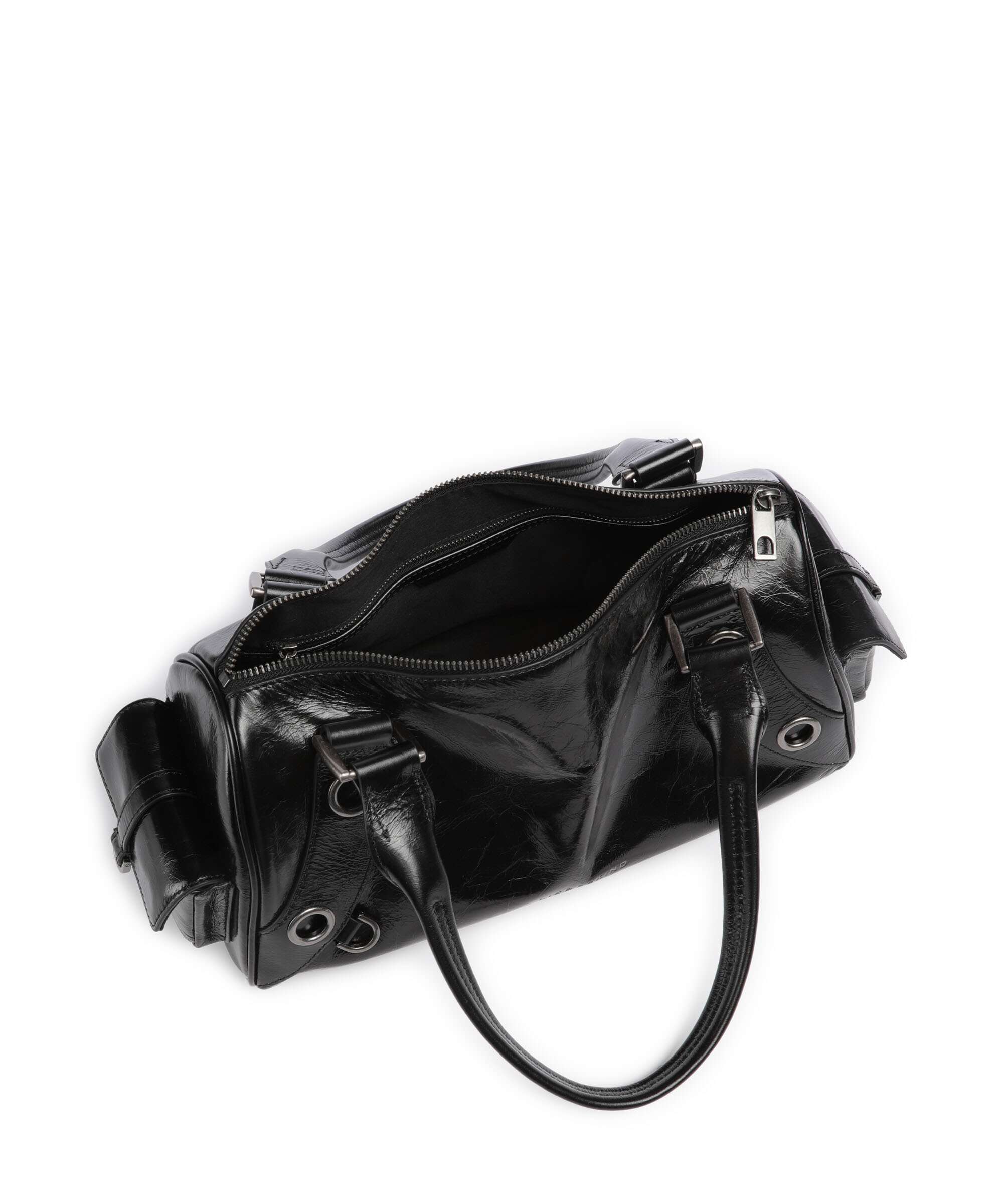 Liebeskind Nika Lack Distressed M Shoulder bag black