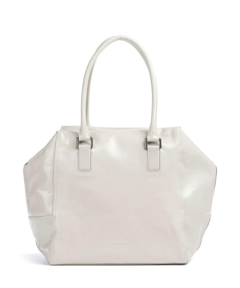 Liebeskind Kayla Lack Distressed M Tote bag milk