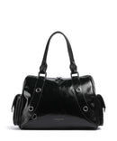 Liebeskind Nika Lack Distressed L Schultertasche black