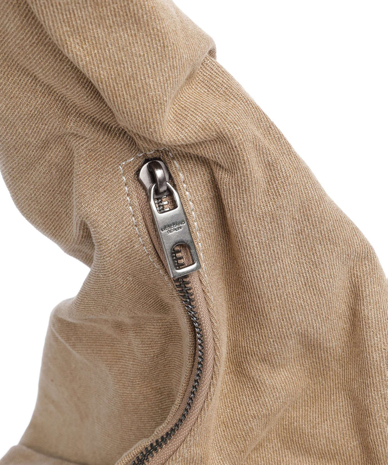 Liebeskind Farrah Denim L Hobo bag beige