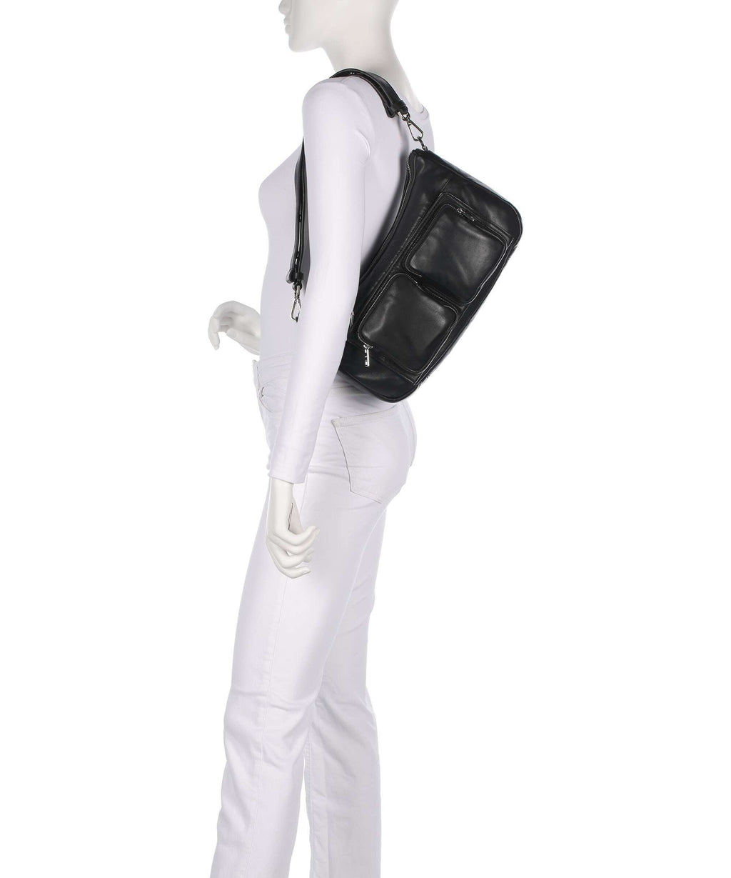 Liebeskind Maia Sheep Natural M Shoulder bag black