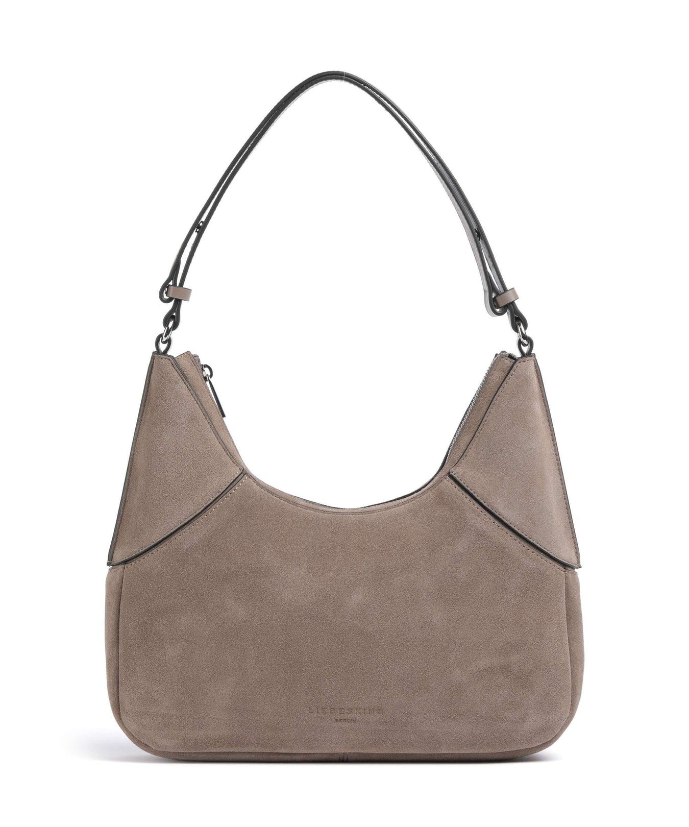 Liebeskind Lilly Suede S Hobo bag neutral gray