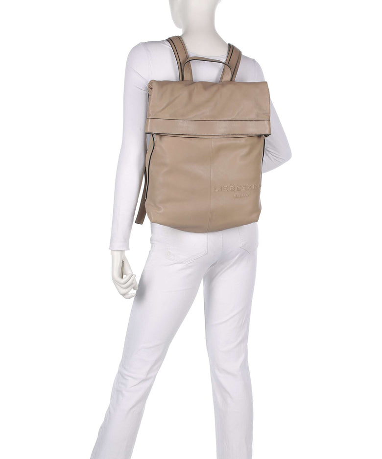 Liebeskind Elvira Sheep Natural L Rolltop backpack stone