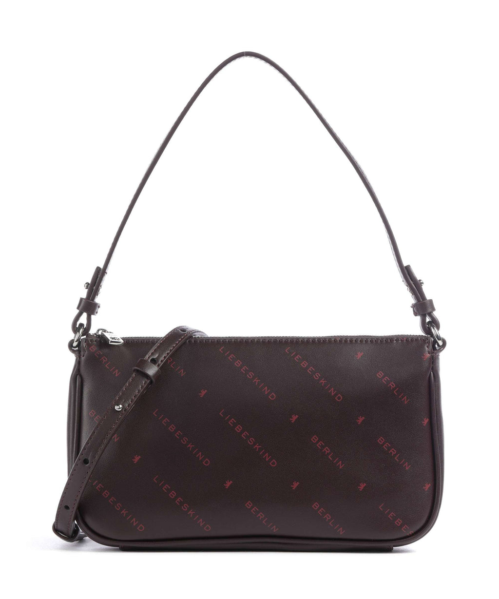 Liebeskind Monogram Soft Nappa S Shoulder bag burgundy