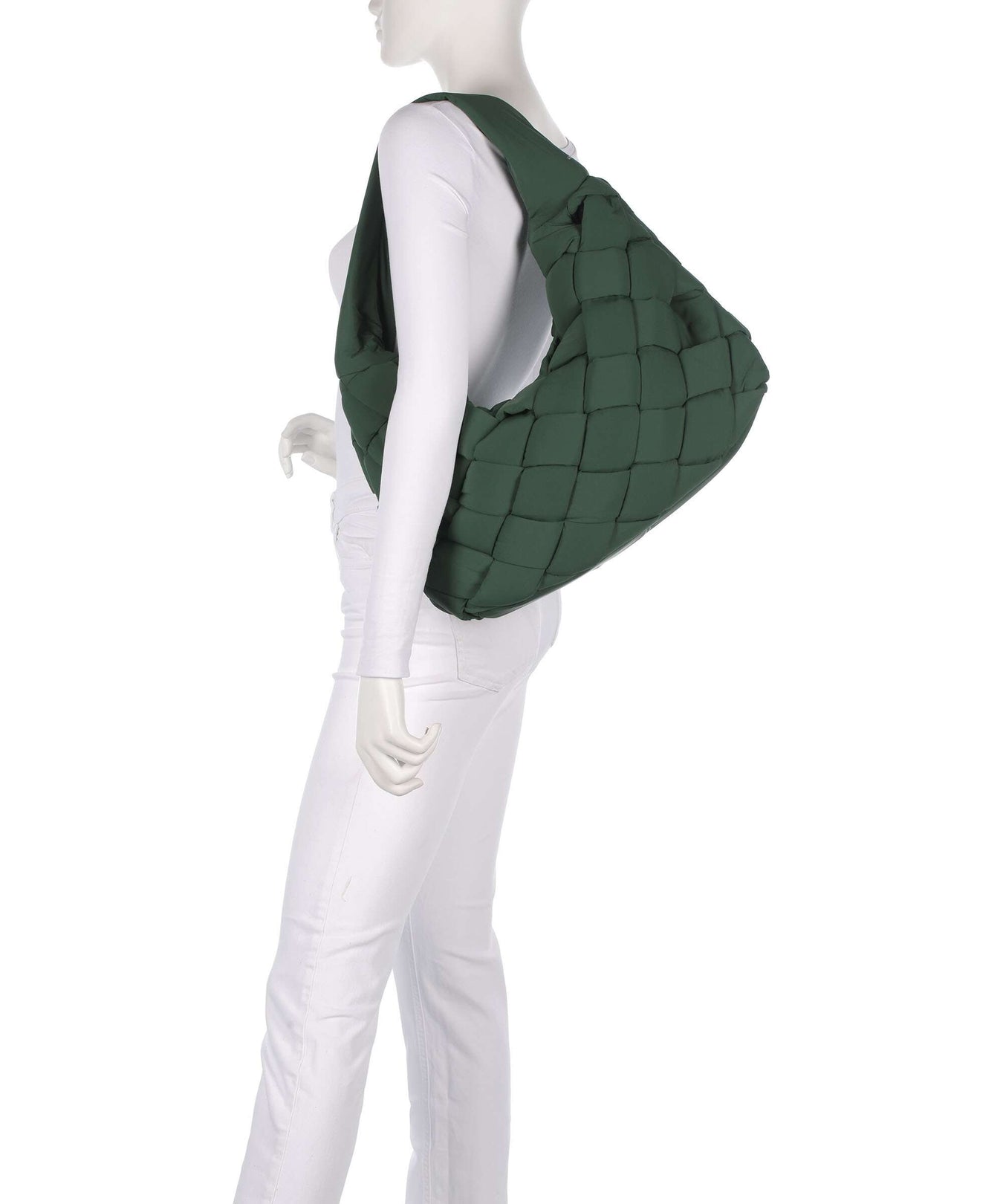 Liebeskind Bo Weaved Nylon L Hobo bag mystic river