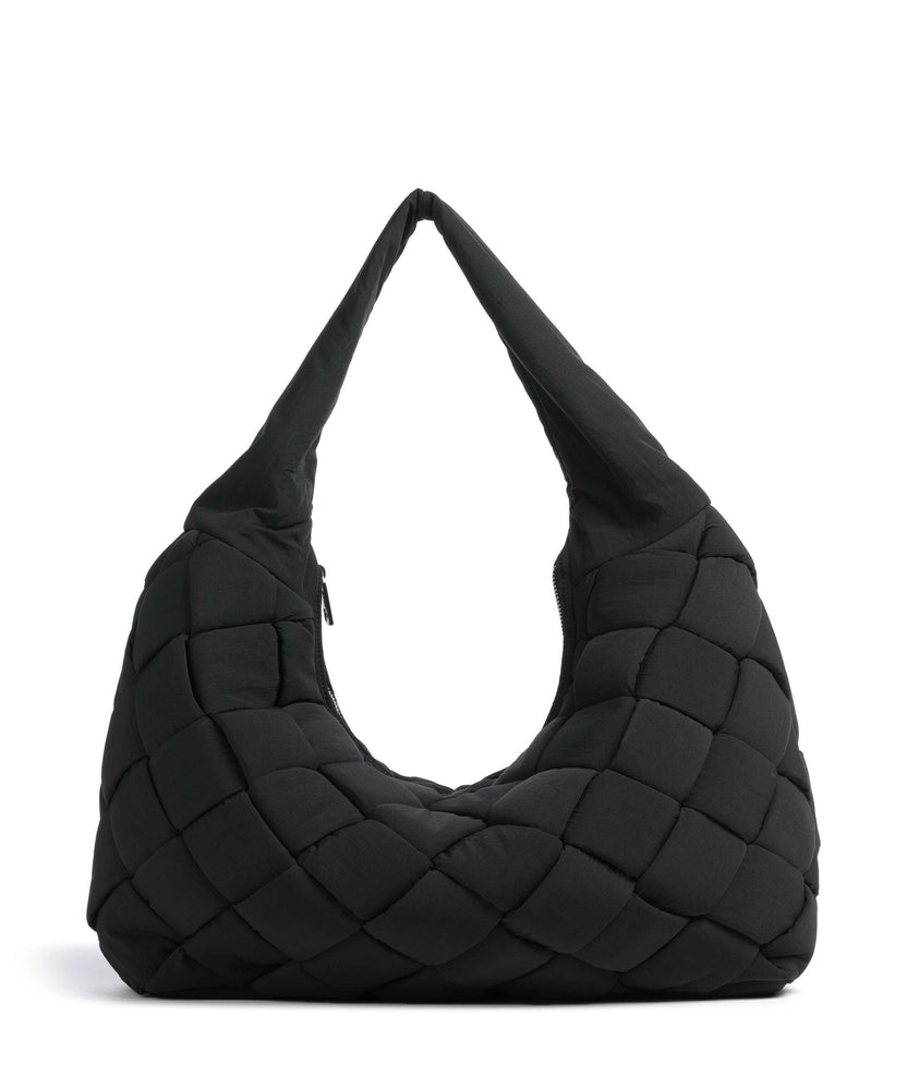 Liebeskind Bo Weaved Nylon L Hobo bag black