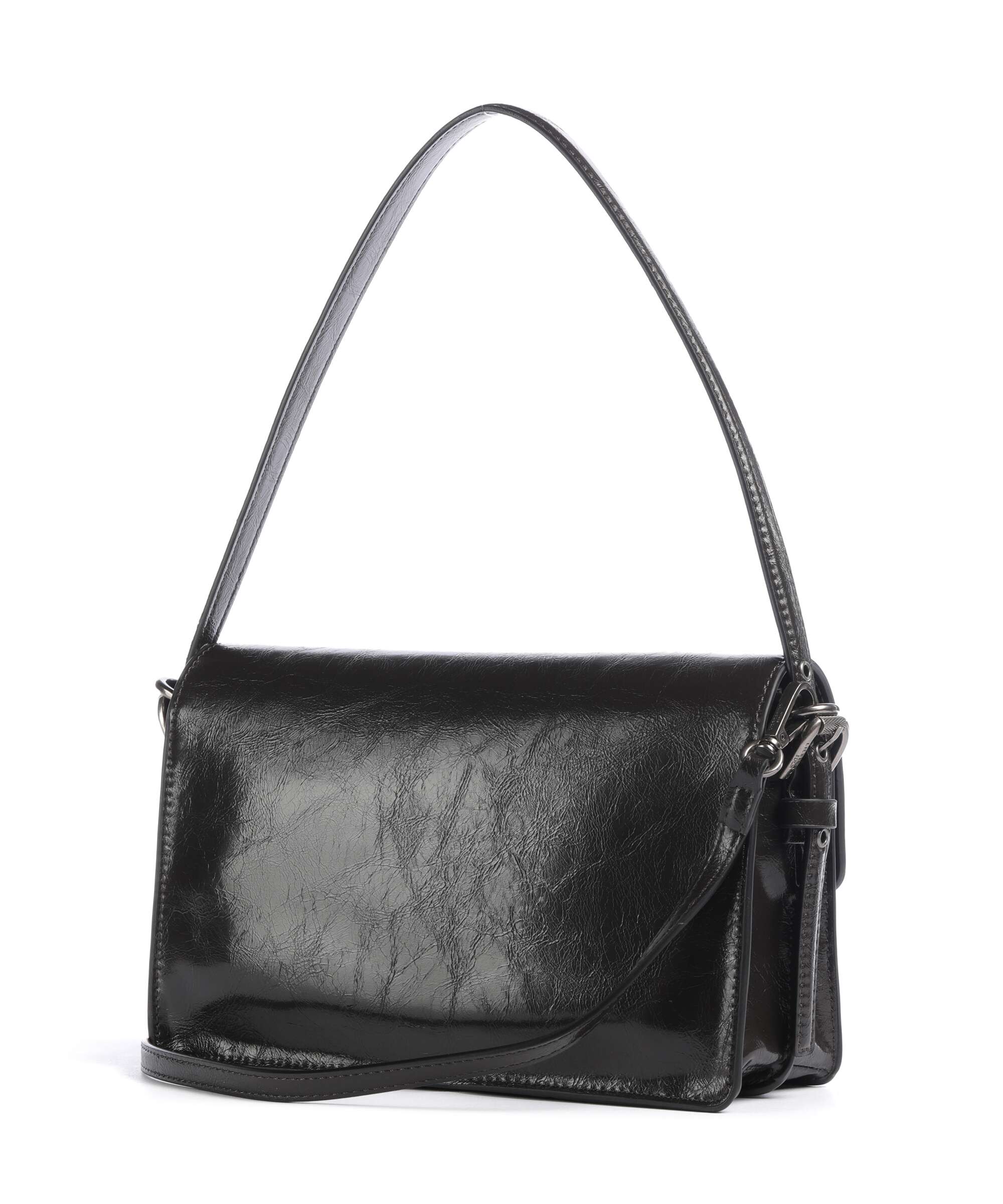 Liebeskind Audrey Recycled Lack Distressed S Shoulder bag deep soil
