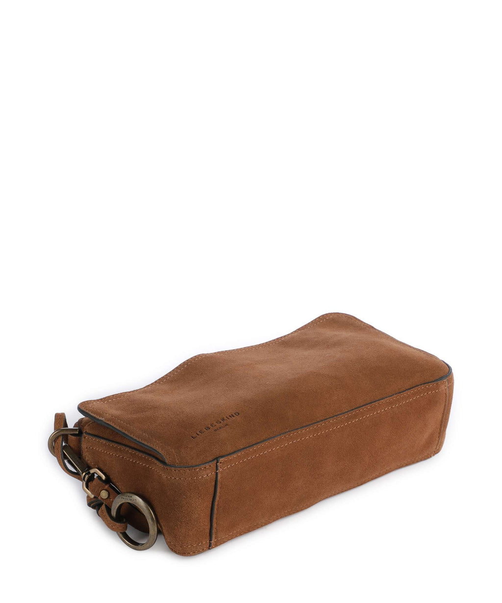 Liebeskind Clarice II Hydro Suede M Crossbody bag brown