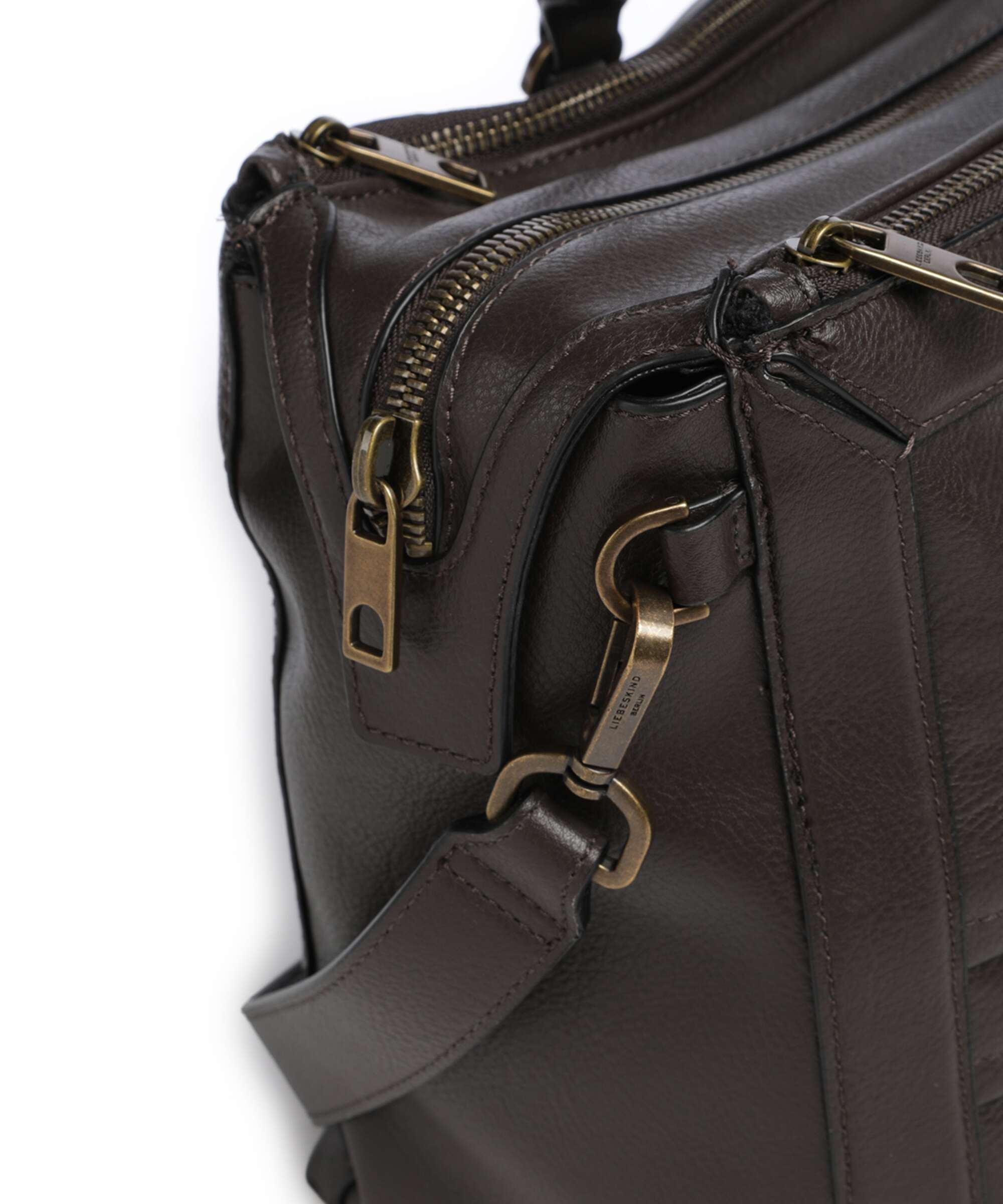 Liebeskind Delia Cow Naturale M Handbag deep soil