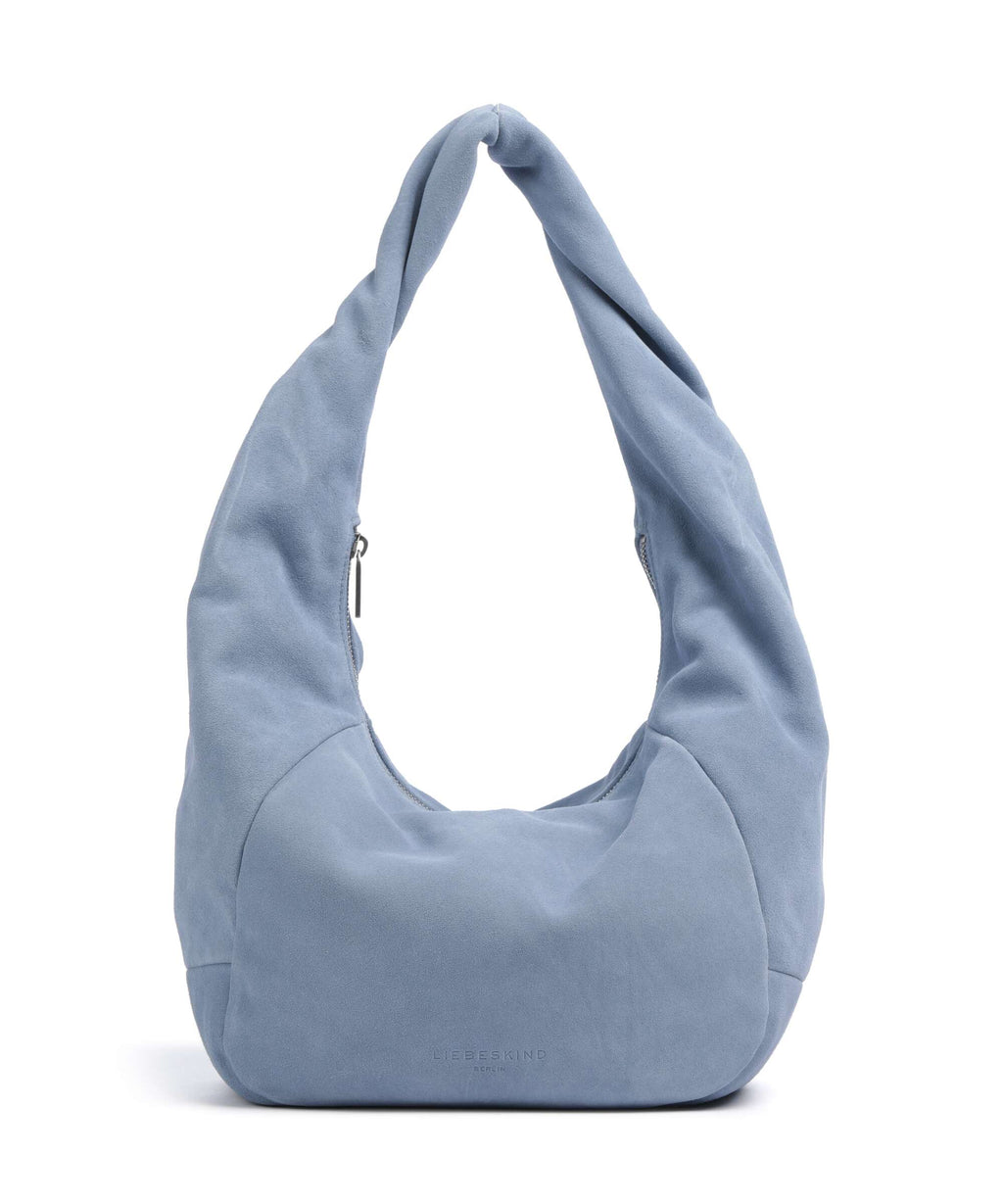 Liebeskind Farrah II Hydro Suede M Hobo bag flower blue