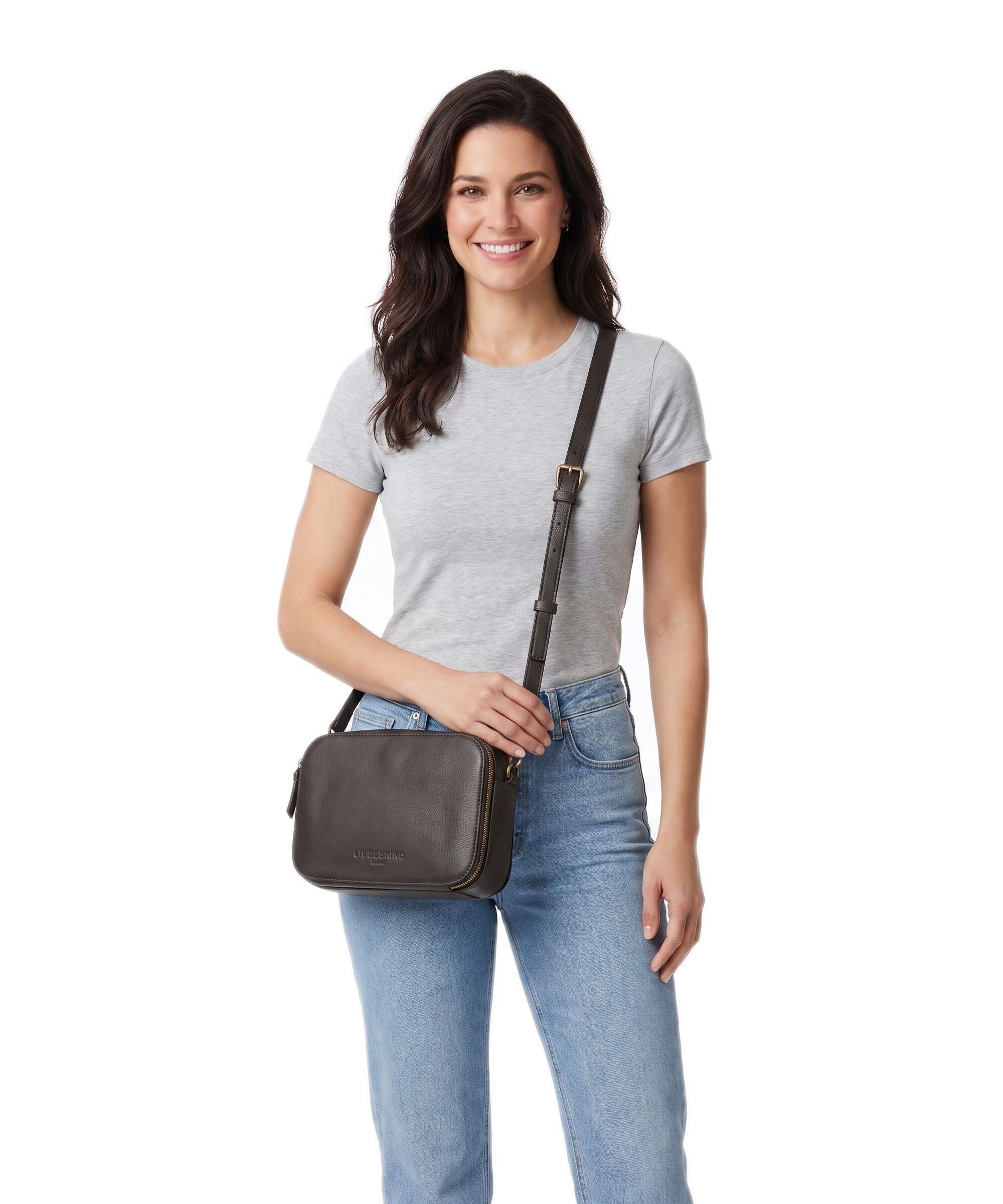 Liebeskind Luka Harris Crossbody bag deep soil