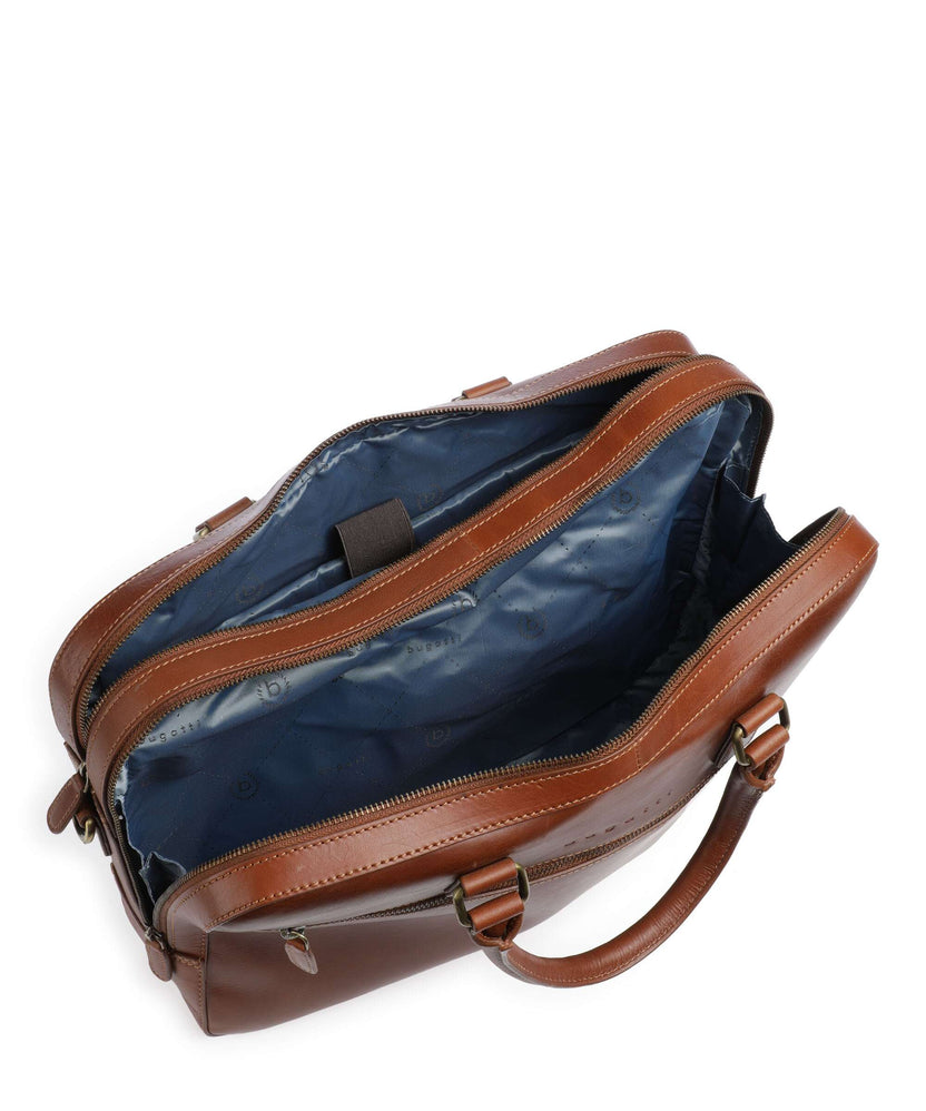 Bugatti Remo Briefcase cognac