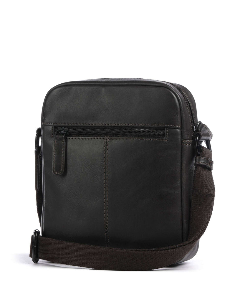 Bugatti Clark Crossbody bag dark brown