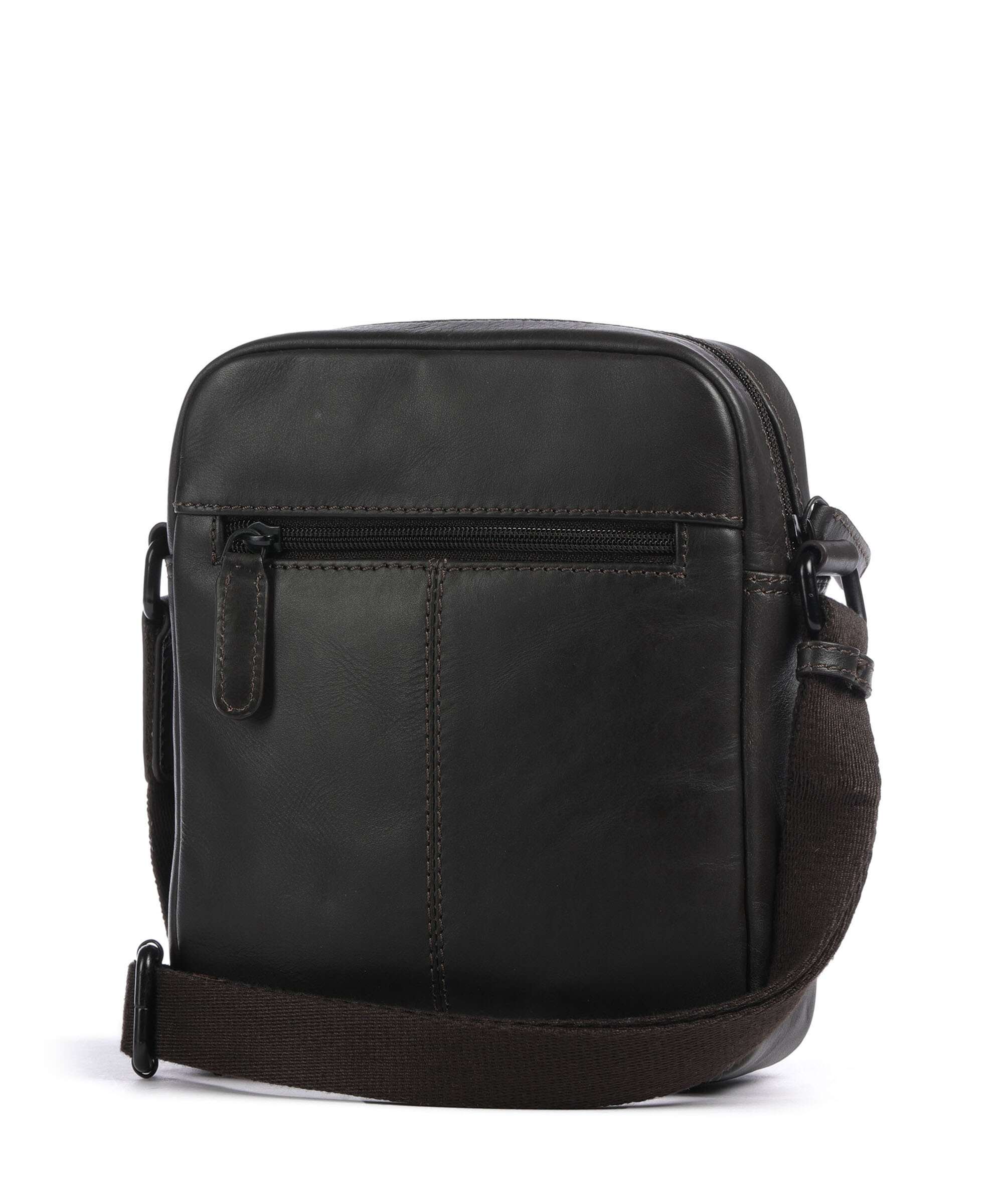 Bugatti Clark Crossbody bag dark brown
