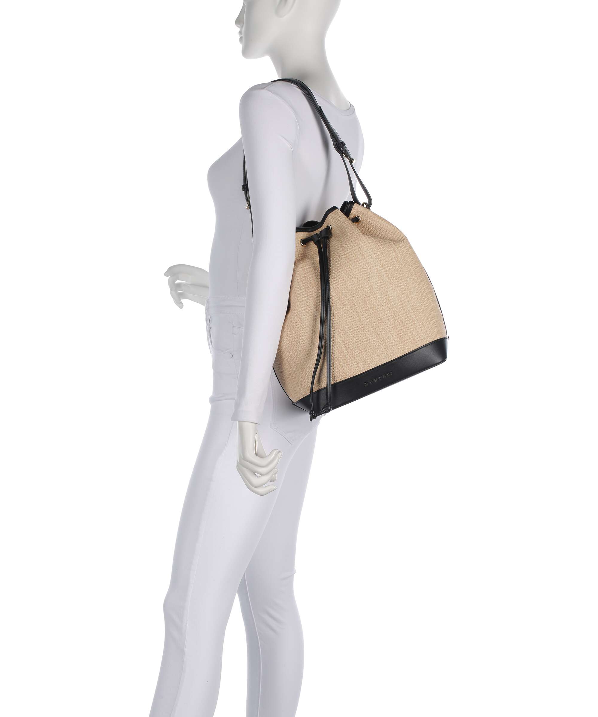 Bugatti Isa Bucket bag beige