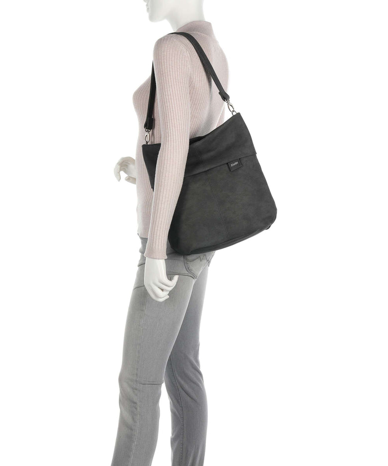 Zwei Mademoiselle.M M12 Hobo bag nubuk stone