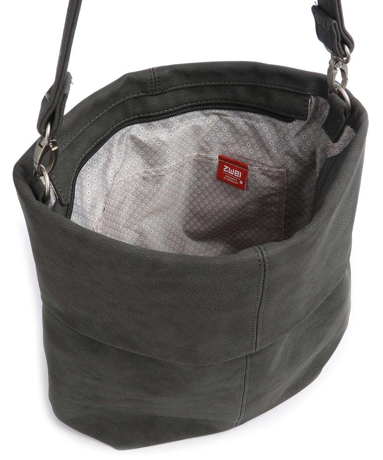 Zwei Mademoiselle.M M12 Hobo bag nubuk stone