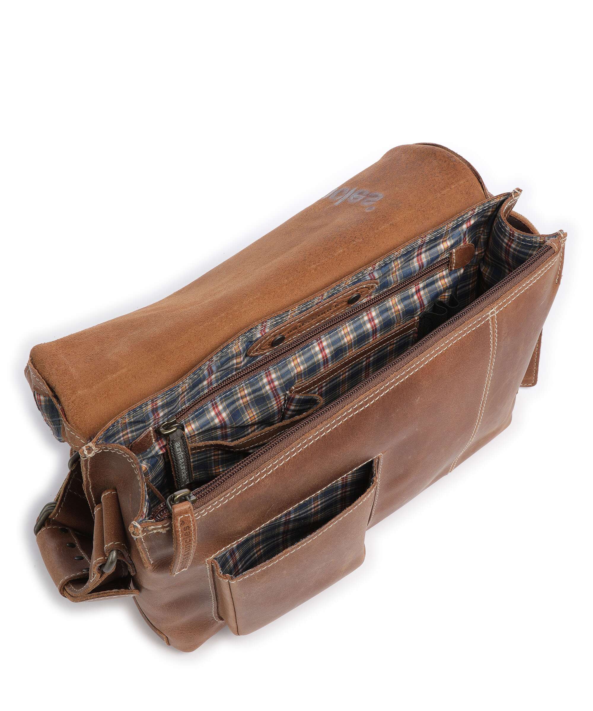 Aunts & Uncles Hunter Judd Messenger bag vintage tan