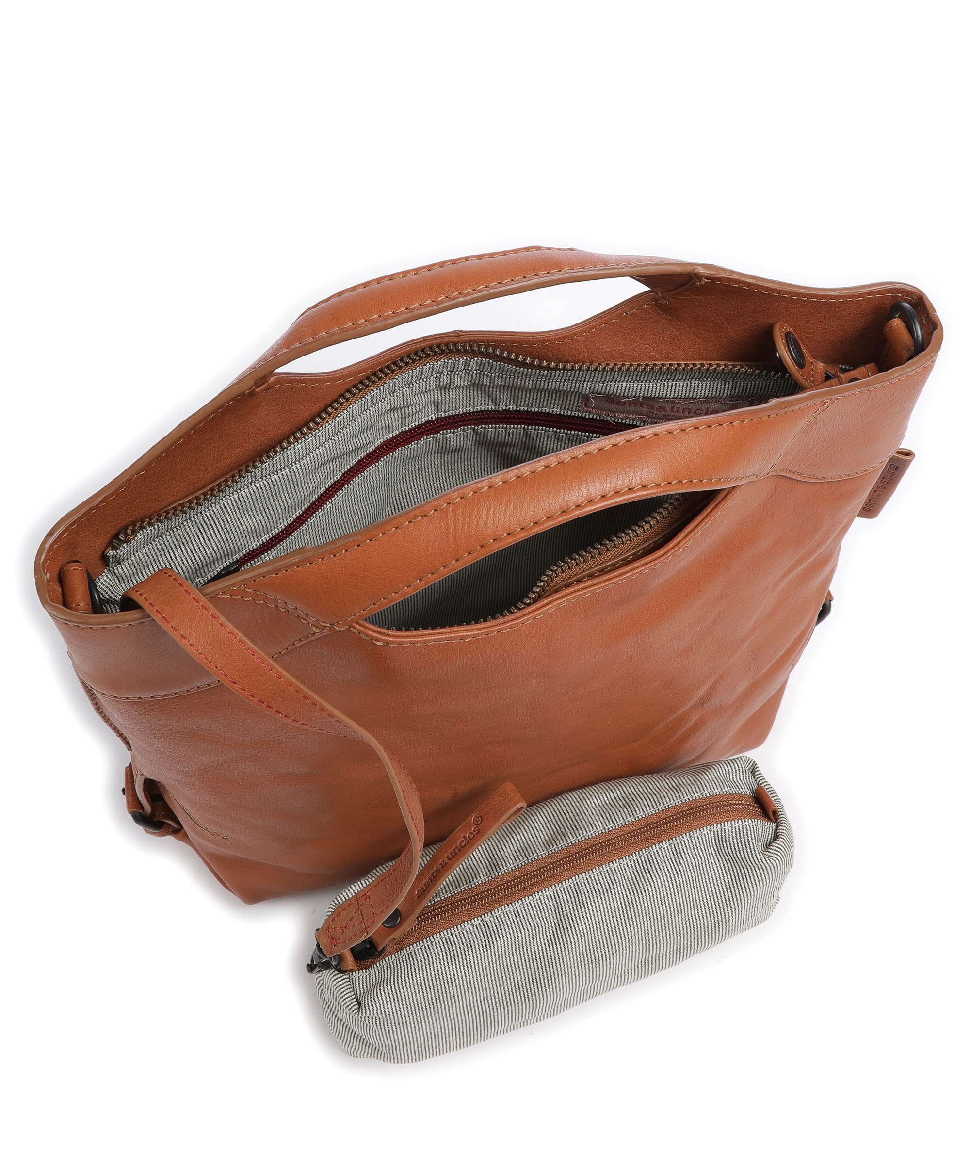 Aunts & Uncles Grandma's Luxury Club Mrs. Pop Corn Handbag caramel